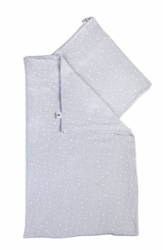 YappyStar Grey bedding 100x130 / 38x55 cm