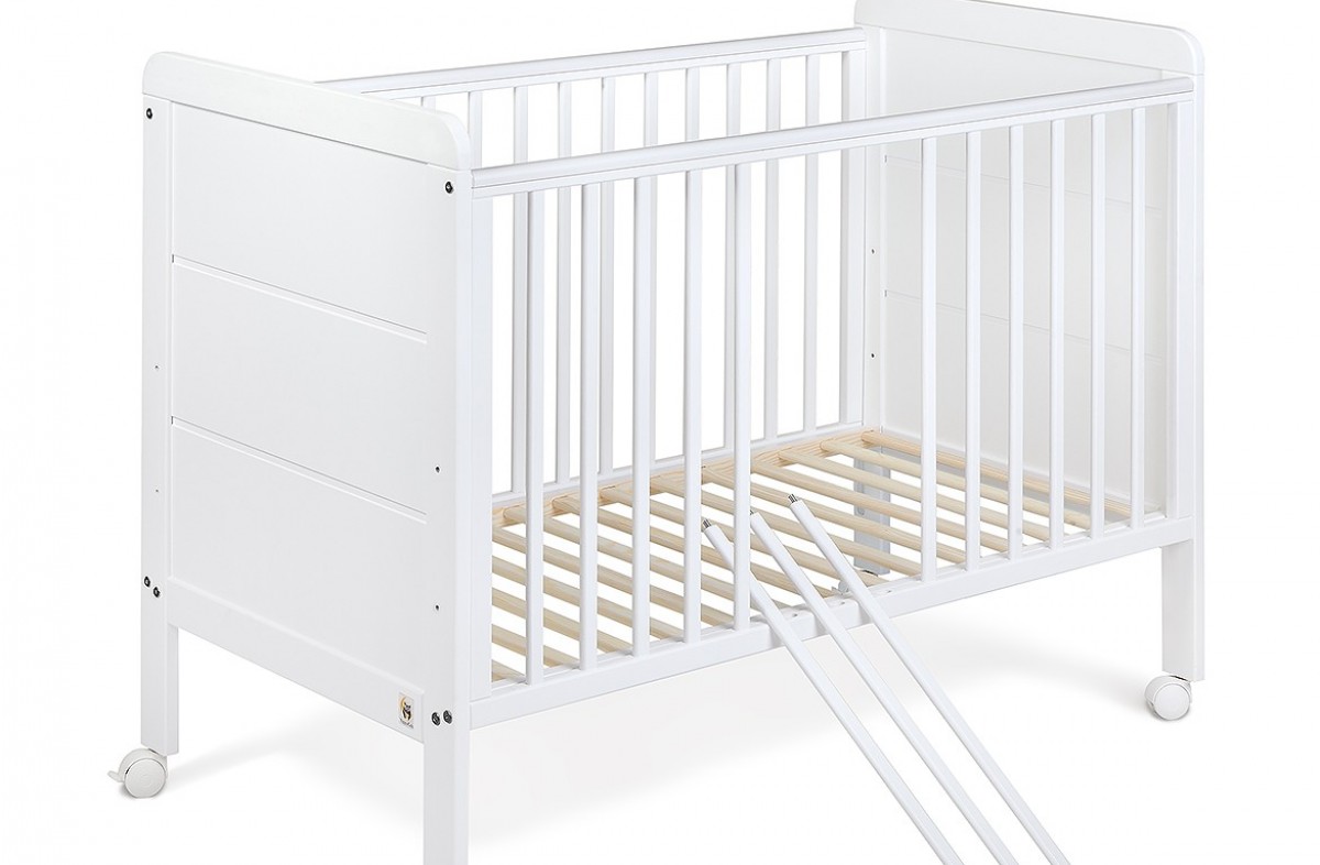 white small cot