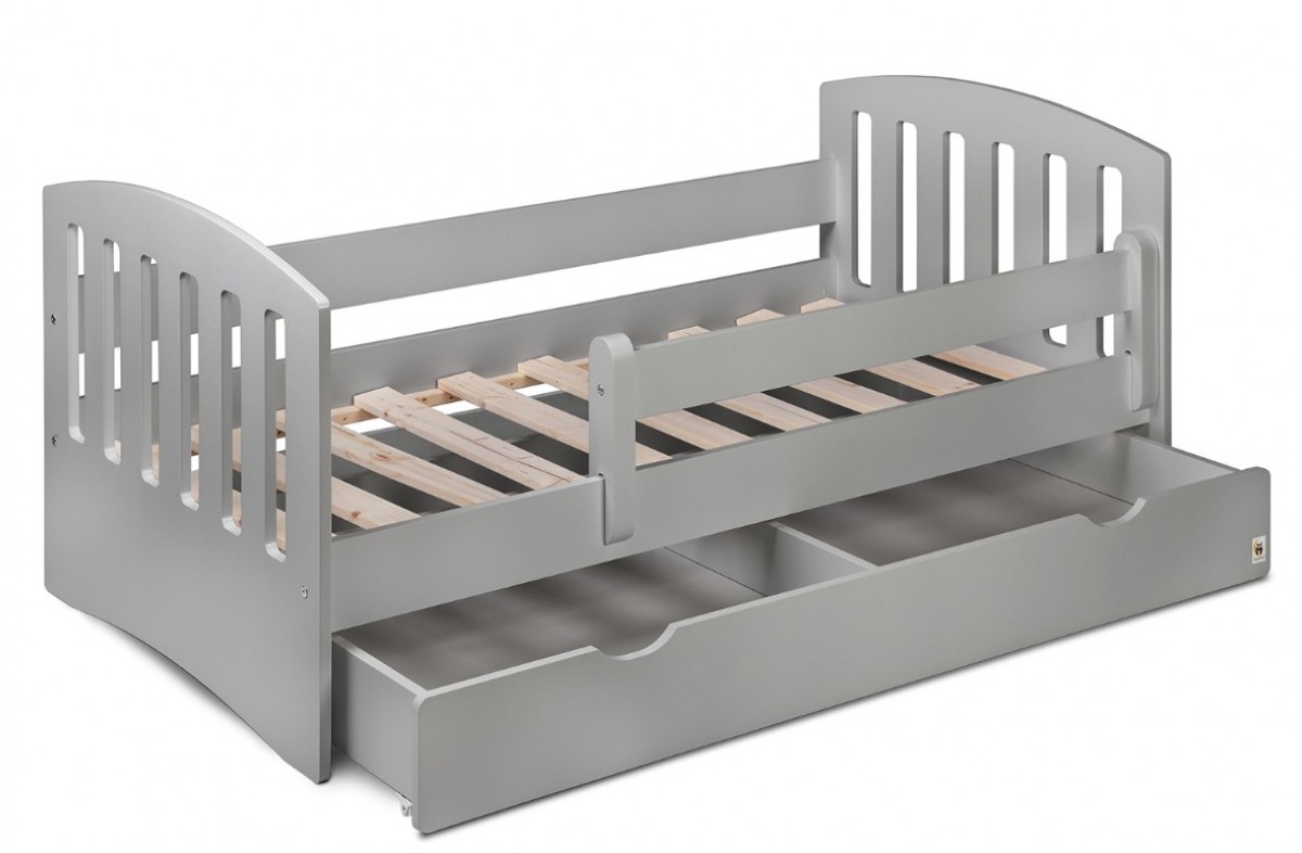  YappyLux toddler bed 160x80, LightGrey LIMITED