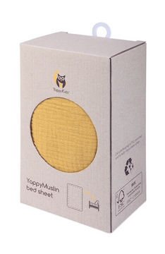 YappyMustard Muslin bed sheet 120*60
