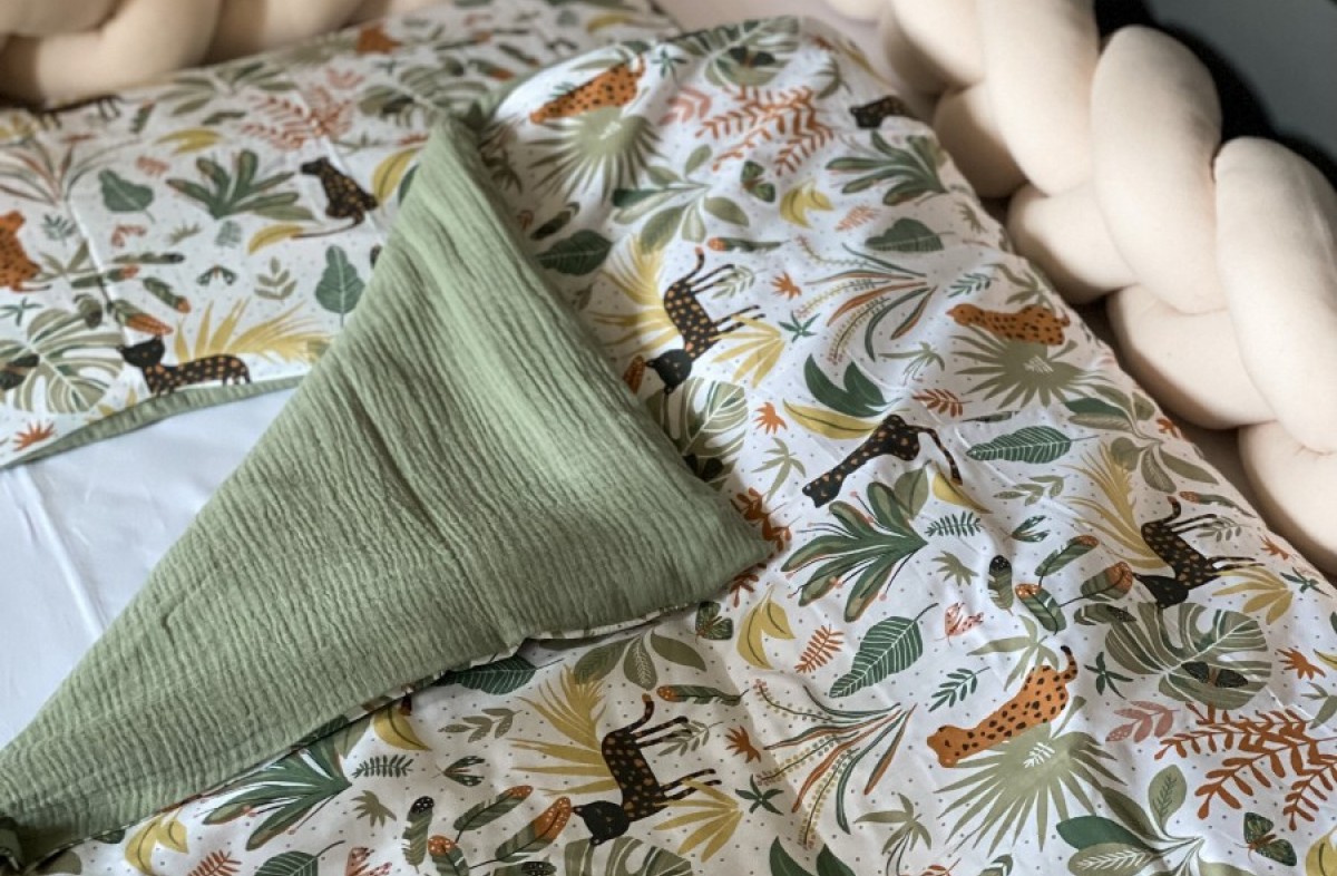  YappyTropical Hakki bedding 100x130 / 38x55 cm