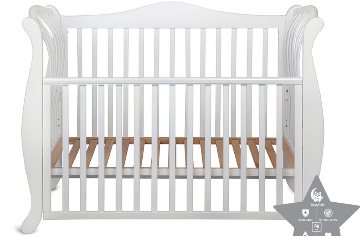 white small cot