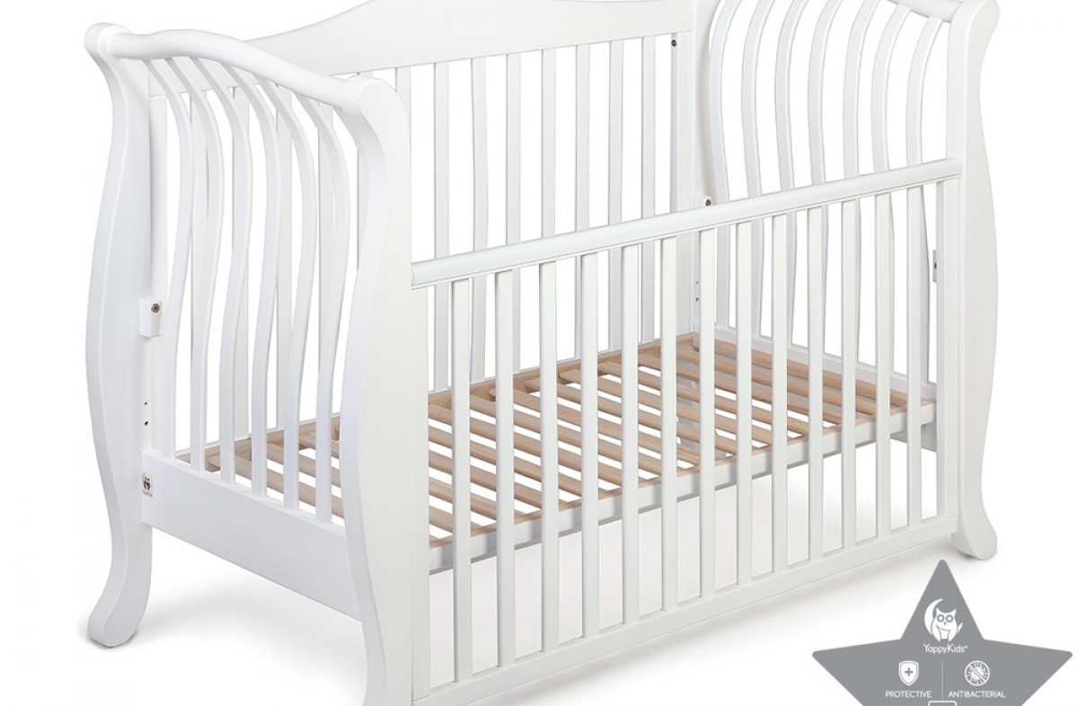 white small cot